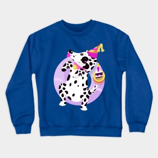 Dalmation Dog Funny Crewneck Sweatshirt